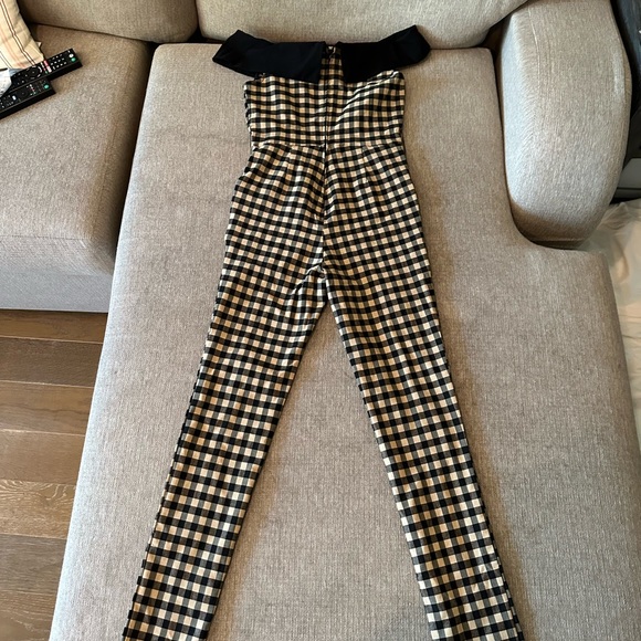 Unique Vintage Checkered Jumpsuit - Picture 4 of 4